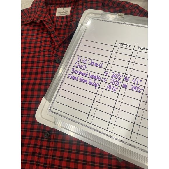 NWT Mutual Weave Men's Cotton Button Down Casual Shirt Sz S Holiday Lumberjack - Picture 9 of 11